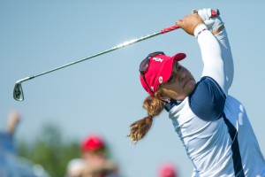 17-08-13 Ladies European Tour 2013, The Solheim Cup, Colorado Golf Club, Parker, Colorado, USA. 13-18 Aug. Team USA: Lizette  Salas of United States during the foursome matches on day 2..