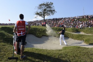 21/08/2015 European Tour 2015, Made in Denmark, Himmerland Golf & Spa Resort, Farso, Denmark. 20 - 23 Aug. Thomas  Pieters of Belgium during the second round.