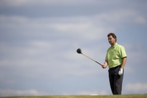 during the third round.