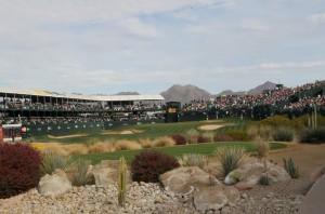 Det berømte hul 16 på TPC Scottsdale