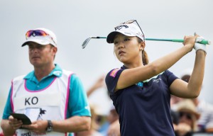 13-2-2016 Ladies European Tour 2016, ISPS Handa NZ Women's Open, Clearwater Golf Club, Christchurch, New Zealand. 12-14 feb. Lydia  Ko of New Zealand during the second round.