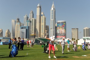 2/02/2016 European Tour 2016, Omega Dubai Desert Classic, Emirates GC, Dubai, UAE. 04-07 Feb. Rory McIlroy of Northern Ireland during wednesday practise day.