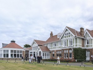 16-07-13 European Challenge Tour 2013, THE 142nd OPEN Championship, Muirfield, Gullane, East Lothian, Scotland, UK. 18-21 July. A view of the clubhouse during the practice round.
