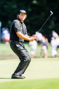 27-08-15 PGA Tour 2015, The Barclays, Plainfield CC, Edison, NJ, USA. 27-30 Aug. Phil  Mickelson of United States during the first round.