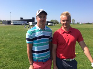 Erik Myllimäki (th) fører på ECCO-touren