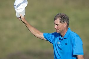 21/08/2015 European Tour 2015, Made in Denmark, Himmerland Golf & Spa Resort, Farso, Denmark. 20 - 23 Aug. Anders  Hansen of Denmark during the second round.