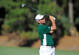 Josh Teater smed føringen på sidste hul