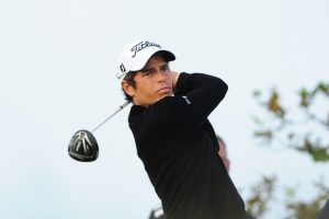 11/09/2014 European Tour 2014, KLM Open, Kennemer G&CC, Zandvoort, The Netherlands. 11-14 Sep. Adrien Saddier of France during the first round.