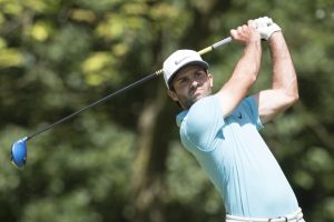 9/06/2016 European Challenge Tour 2016, KPMG Trophy, Cleydael G&CC, Aartselaar, Belgium. 09-12 Jun. Joel Stalter of France during the first round.