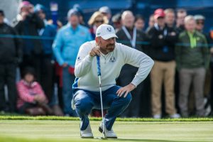 27-09-14 European Tour 2014, 40th RYDER CUP, Gleneagles Resort, PGA Centenary Course, Perthshire, Scotland, UK. 23-28 Sep. EUROPE Team: Thomas  Bjorn of Denmark during the fourball matches.